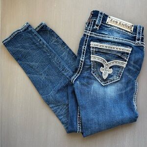Rock Revival Blue Skinny Jeans for Women